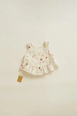TIMELESZ - TOP ÀS FLORES COM FOLHO-ZARA Flash Sale