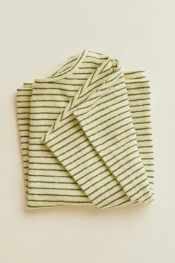 TIMELESZ - T-SHIRT ÀS RISCAS COM TECIDO-ZARA Outlet