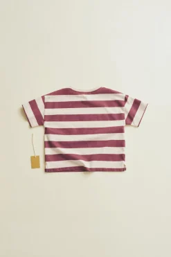 TIMELESZ - T-SHIRT ÀS RISCAS AMPLA-ZARA Cheap