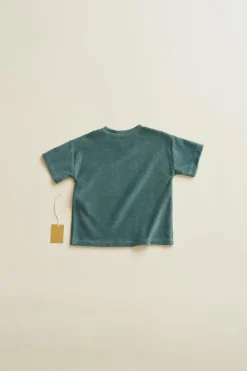 TIMELESZ - T-SHIRT TERRYCLOTH COM BOLSO-ZARA Fashion