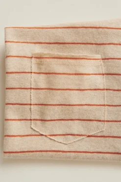 TIMELESZ- T-SHIRT ÀS RISCAS COM LINHO-ZARA Best