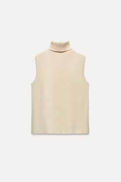 ZARA Winter Layersnew^TOP SOFT GOLA ALTA Cru