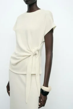 ZARA Winter Layersnew^TOP SUAVE COM NÓ Cru