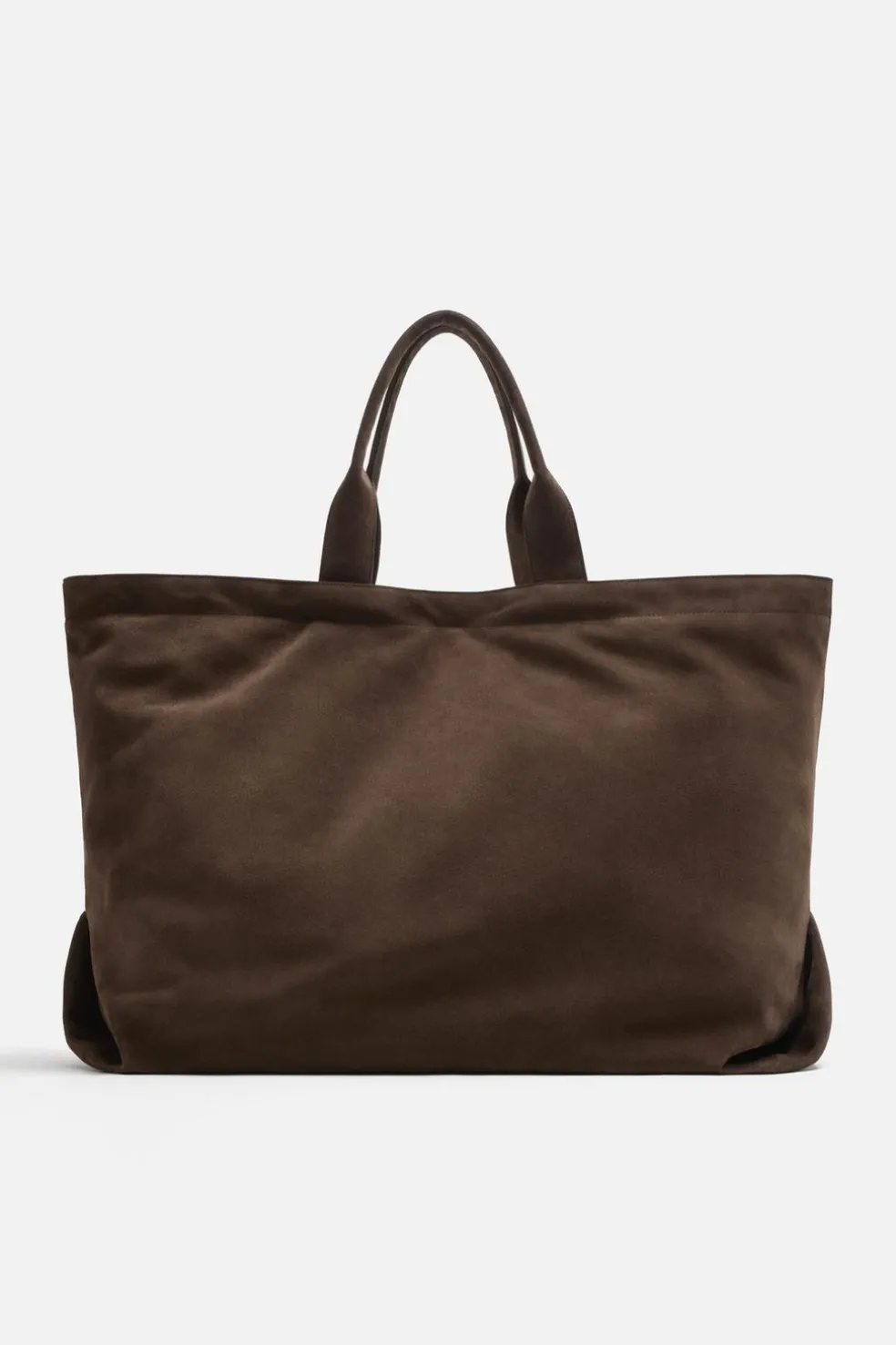 ZARA Malas / Mochilas^TOTE BAG EM PELE LIMITED EDITION Castanho