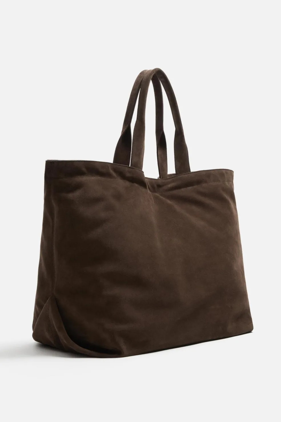ZARA Malas / Mochilas^TOTE BAG EM PELE LIMITED EDITION Castanho