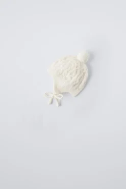 TOUCA DE MALHA COM POMPOM-ZARA Best