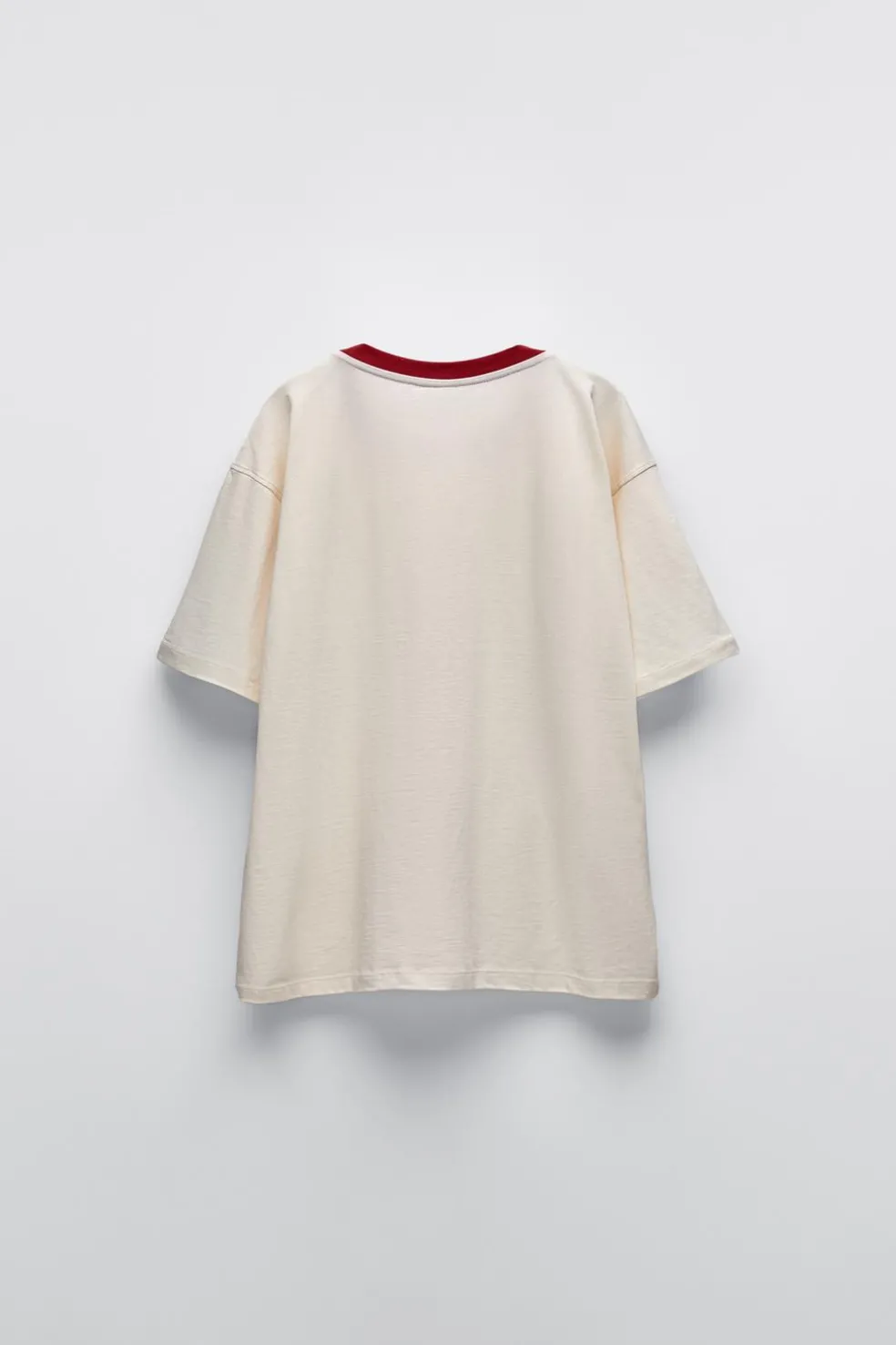 T-SHIRT COM LINHAS VIVAS-ZARA Outlet