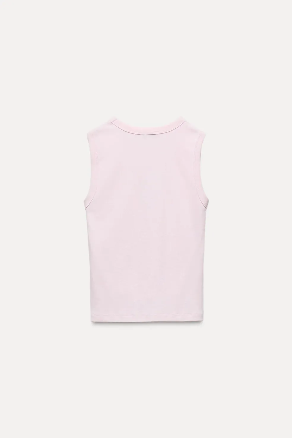 ZARA Sweatshirts / Joggers|T-Shirts^T-SHIRT DE ALGODÃO Rosa-pastel