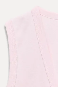 ZARA Sweatshirts / Joggers|T-Shirts^T-SHIRT DE ALGODÃO Rosa-pastel