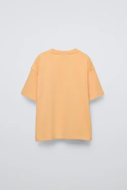 T-SHIRT MEDIUM WEIGHT-ZARA Cheap