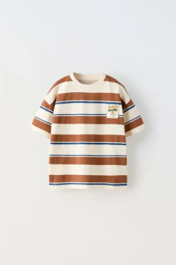 T-SHIRT RISCAS ETIQUETA-ZARA Cheap