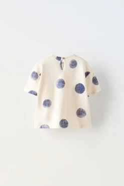 T-SHIRT ÀS BOLINHAS-ZARA Sale