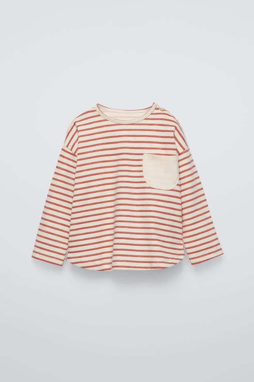 T-SHIRT ÀS RISCAS COM BOLSOS-ZARA Cheap