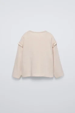 T-SHIRT SOFT TOUCH COM FOLHOS-ZARA Shop