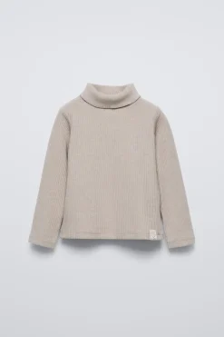T-SHIRT SOFT TOUCH COM GOLA DOBRADA-ZARA Shop