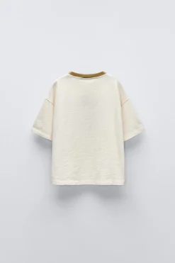 T-SHIRT TECKEL BORDADA-ZARA Clearance