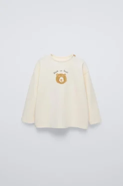 T-SHIRT URSO FLOCKED-ZARA Shop