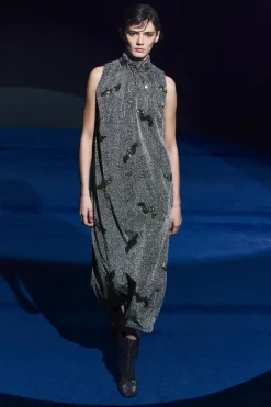 ZARA Vestidos|Cardigan / Camisolas^VESTIDO COMPRIDO DE LANTEJOULAS Prata