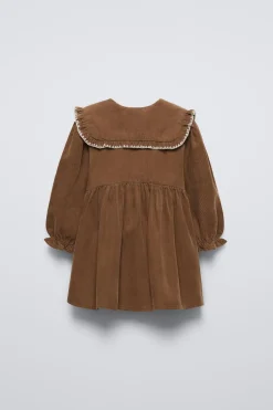 VESTIDO DE BOMBAZINA FINA-ZARA Cheap