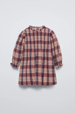 VESTIDO DE ESTRUTURA AOS QUADRADOS-ZARA Fashion