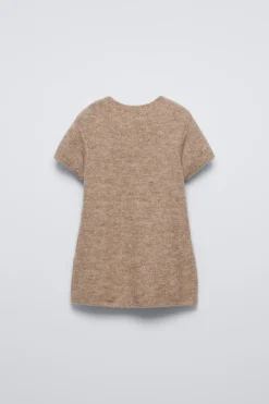 VESTIDO DE MALHA DE MANGA CURTA-ZARA Clearance