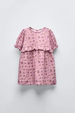 VESTIDO ESTAMPADO FLORES-ZARA Outlet