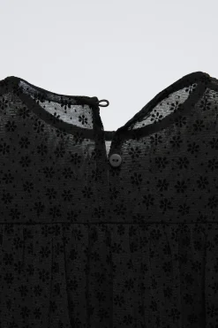 VESTIDO FLORES TULE FLOCKED-ZARA Sale
