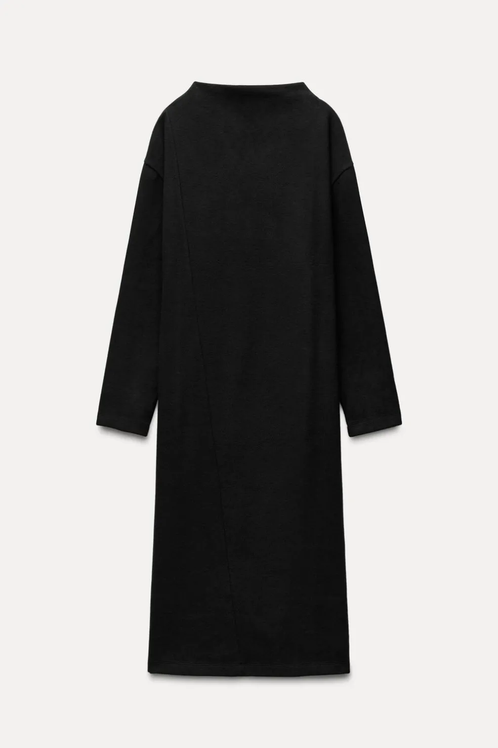 ZARA Winter Layersnew|Vestidos^VESTIDO MIDI SUAVE Preto