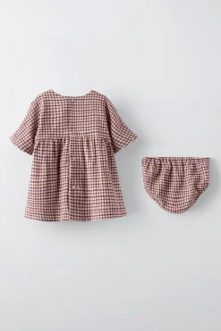 VESTIDO QUADRADOS-ZARA Outlet
