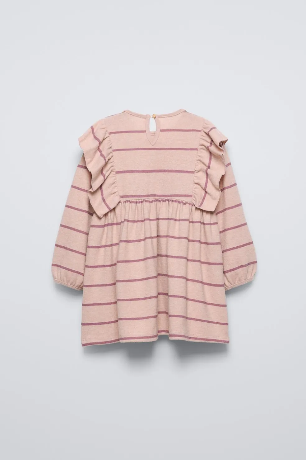 VESTIDO SOFT TOUCH FOLHOS-ZARA Clearance