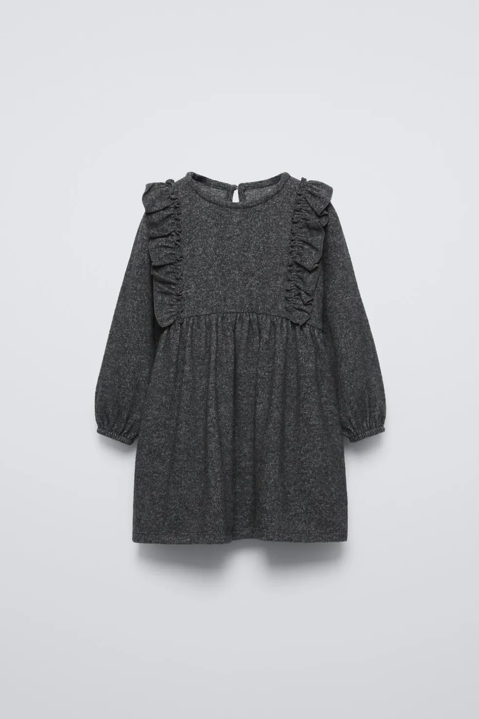 VESTIDO SOFT TOUCH FOLHOS-ZARA Shop