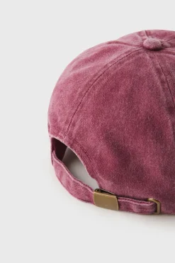 Z3D BONÉ EFEITO LAVADO COM TEXTO BORDADO-ZARA Store