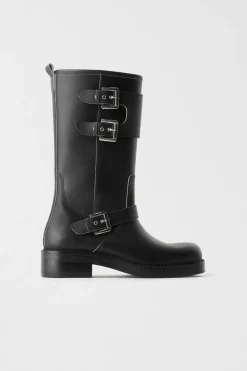 Z3D BOTA BIKER PELE-ZARA Fashion