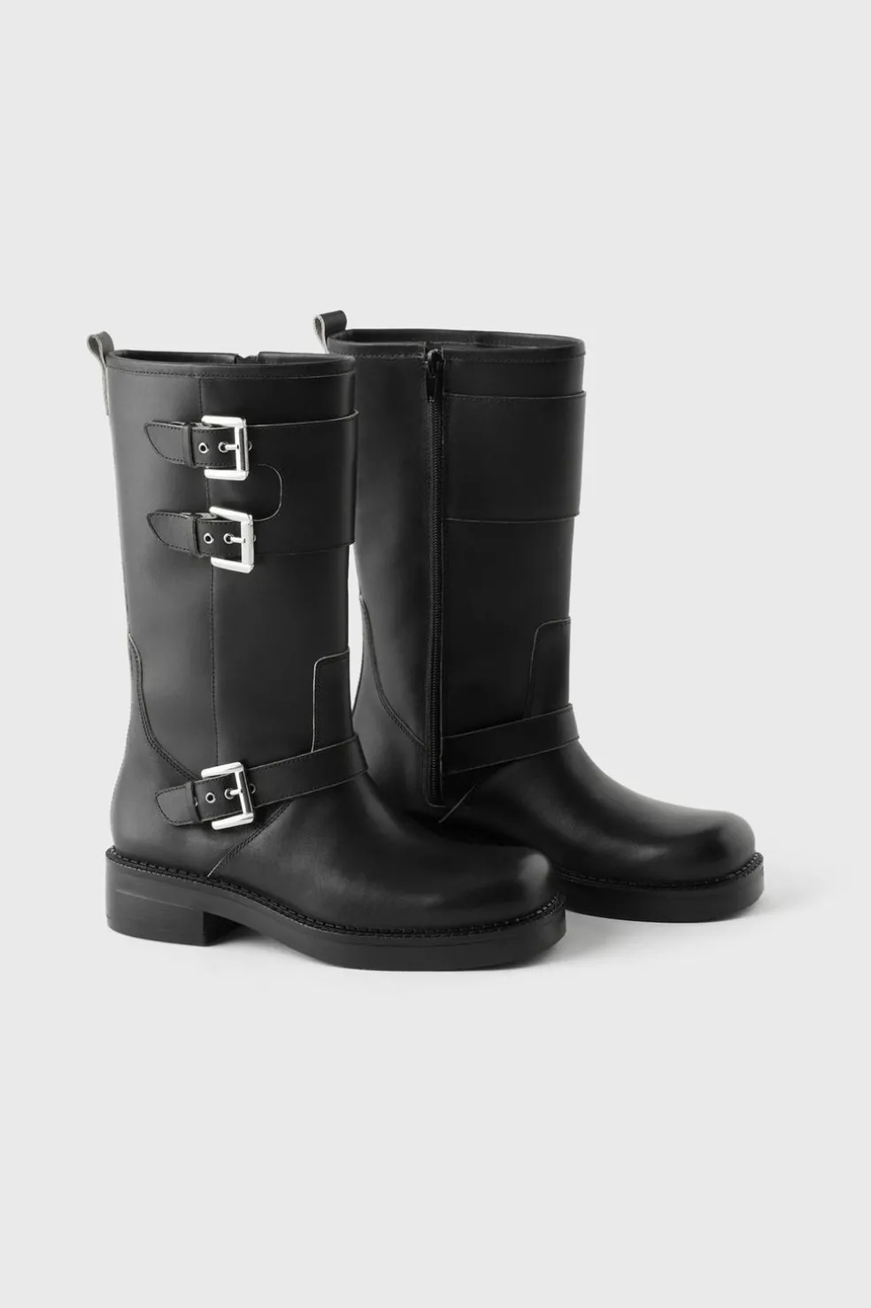 Z3D BOTA BIKER PELE-ZARA Fashion