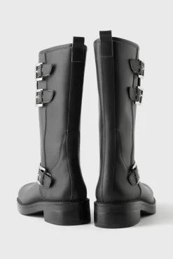 Z3D BOTA BIKER PELE-ZARA Fashion