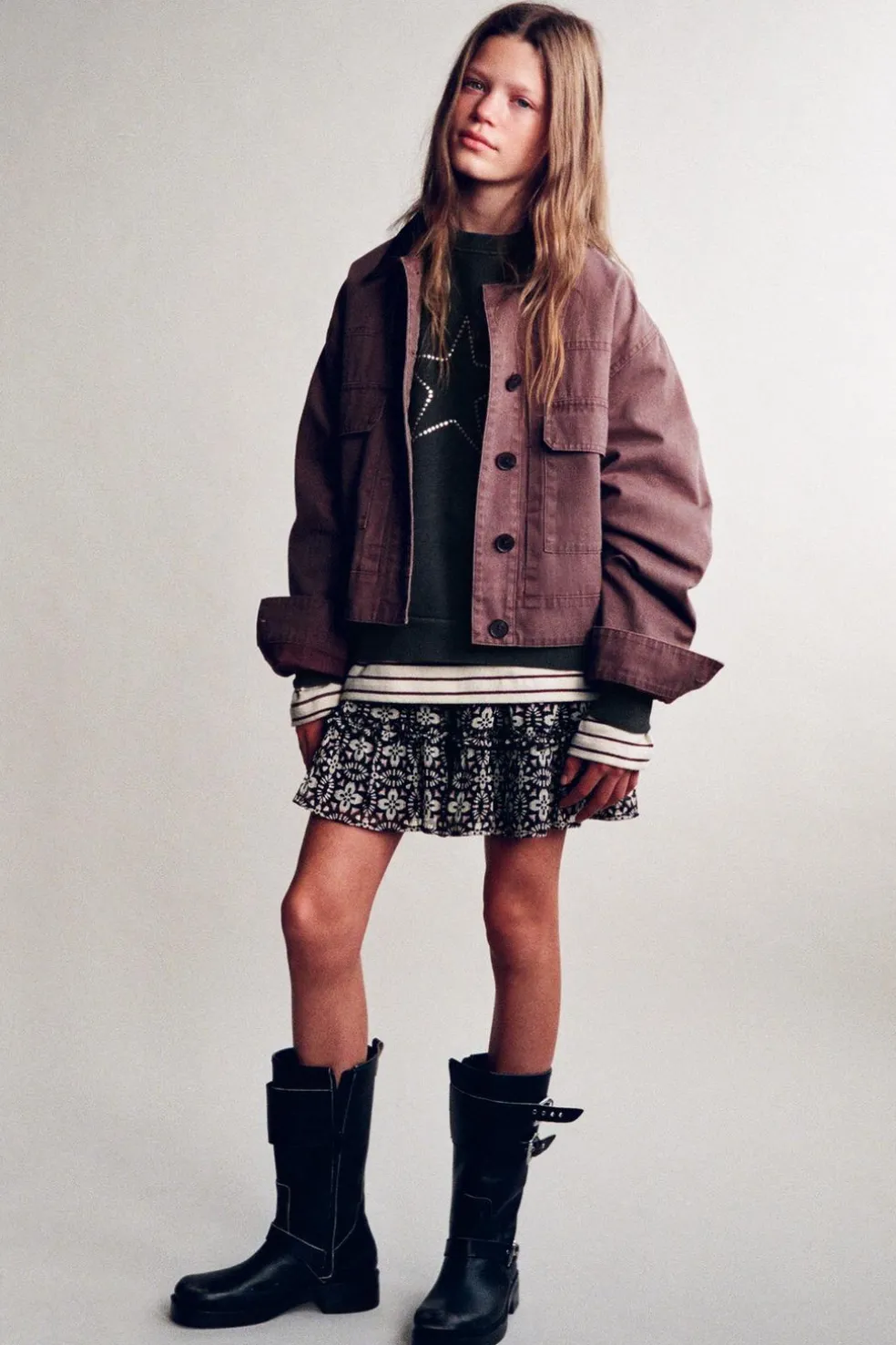 Z3D BOTA BIKER PELE-ZARA Fashion