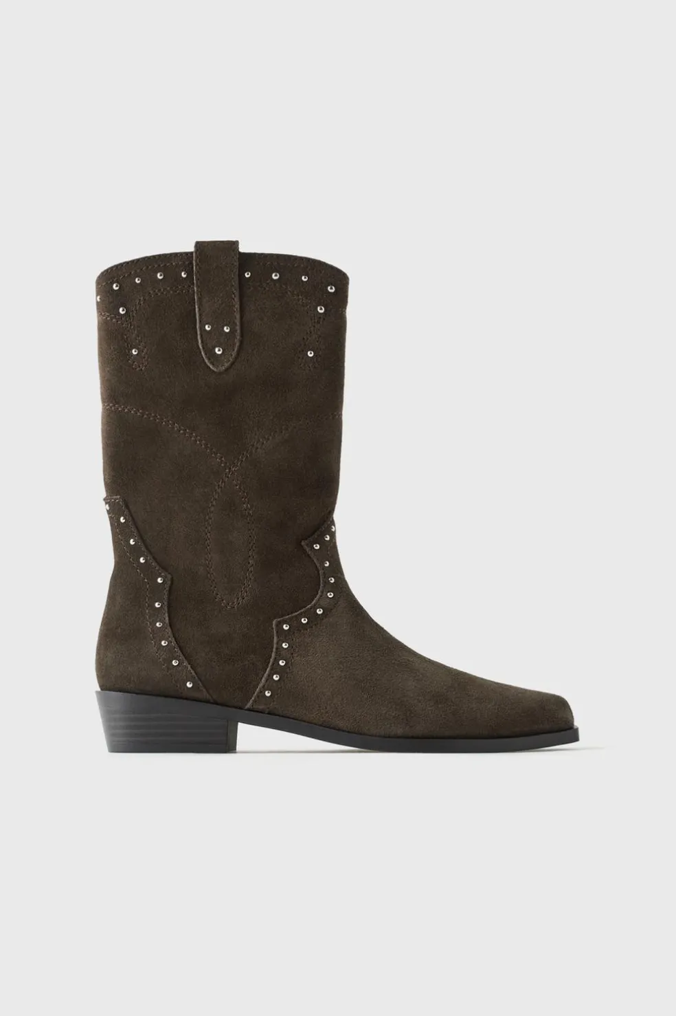 Z3D BOTA COWBOY CAMURÇA TACHAS-ZARA Flash Sale