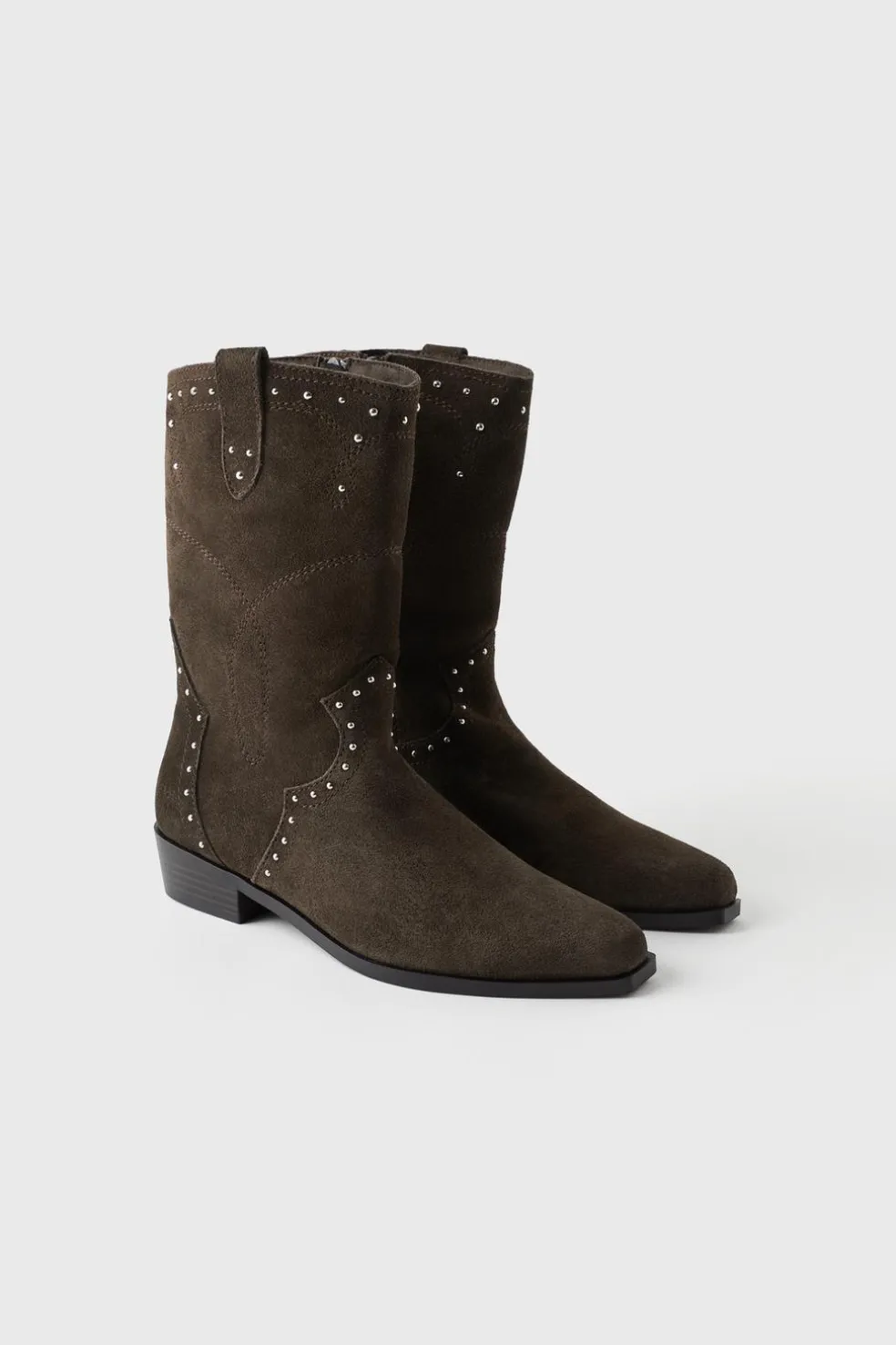 Z3D BOTA COWBOY CAMURÇA TACHAS-ZARA Flash Sale