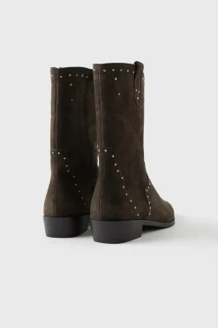 Z3D BOTA COWBOY CAMURÇA TACHAS-ZARA Flash Sale