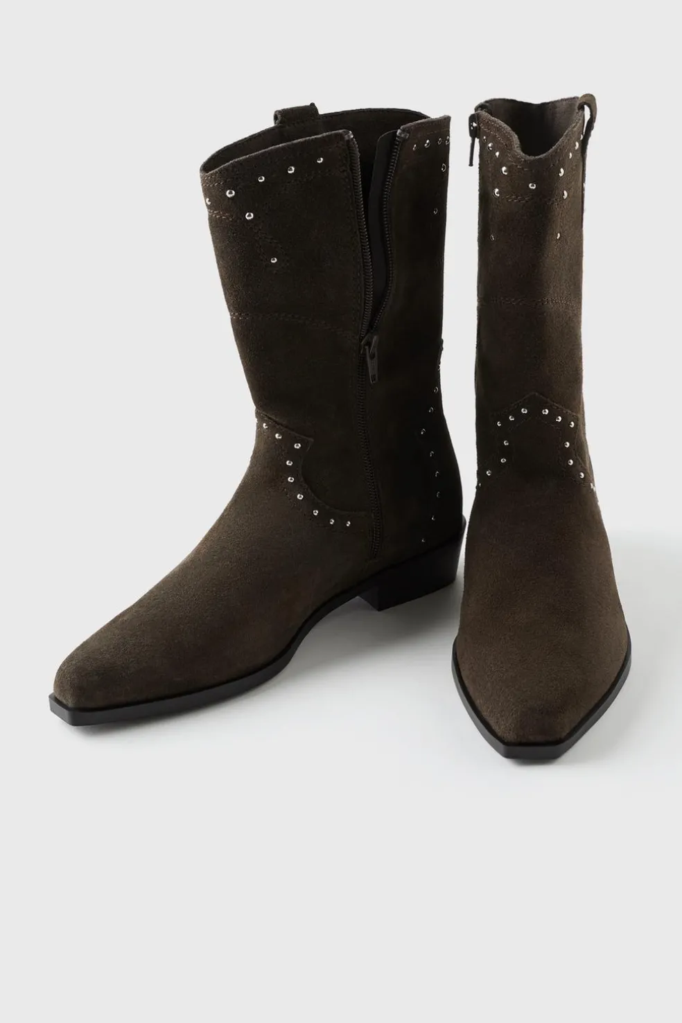 Z3D BOTA COWBOY CAMURÇA TACHAS-ZARA Flash Sale