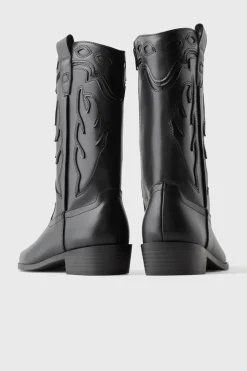 Z3D BOTA COWBOY MONOCROMÁTICA-ZARA Cheap