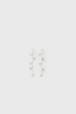 Z3D BRINCOS COMPRIDOS COM ESTRELAS-ZARA Best Sale