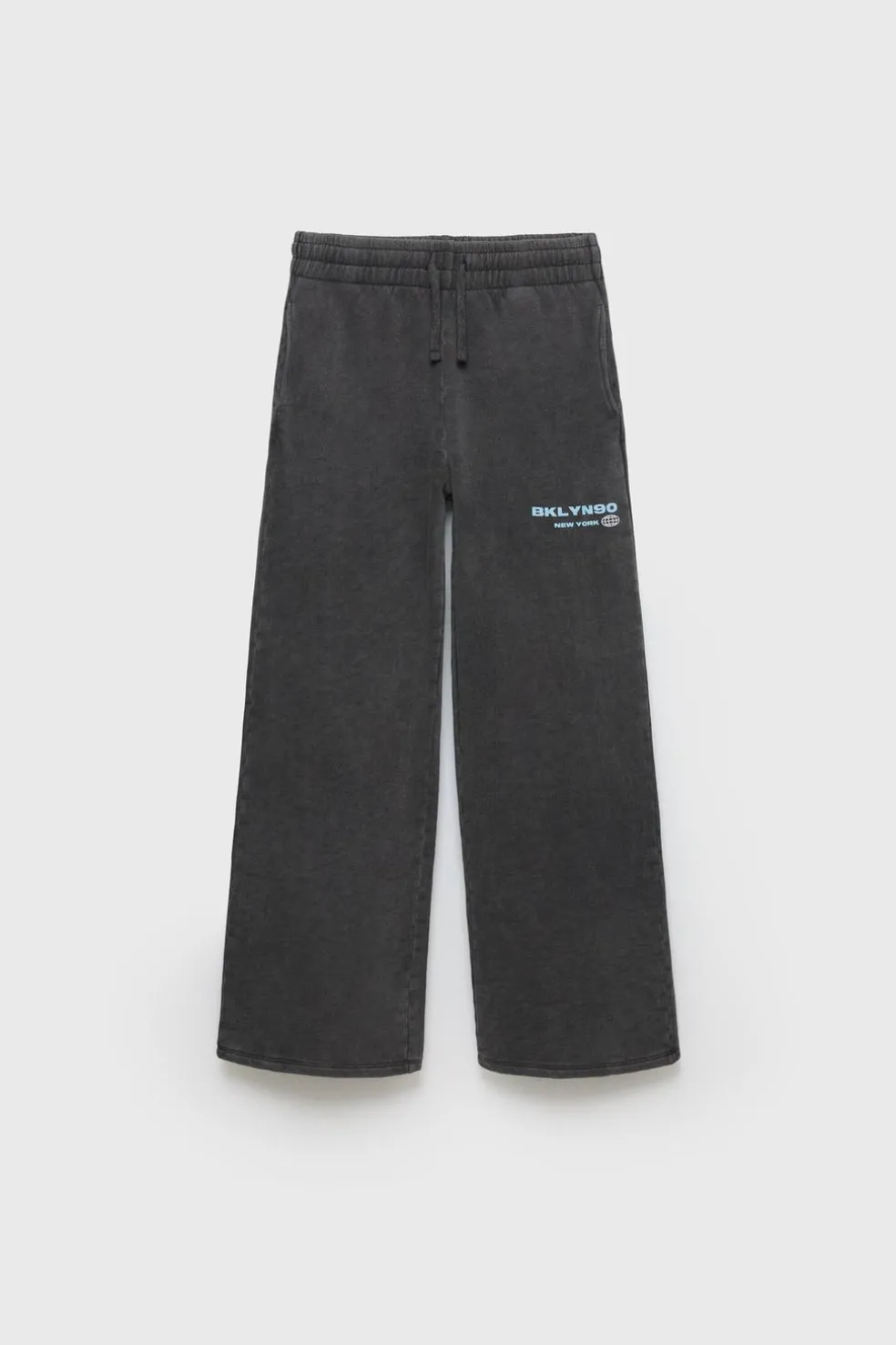 Z3D CALÇAS COM EFEITO LAVADO E TEXTO-ZARA Outlet