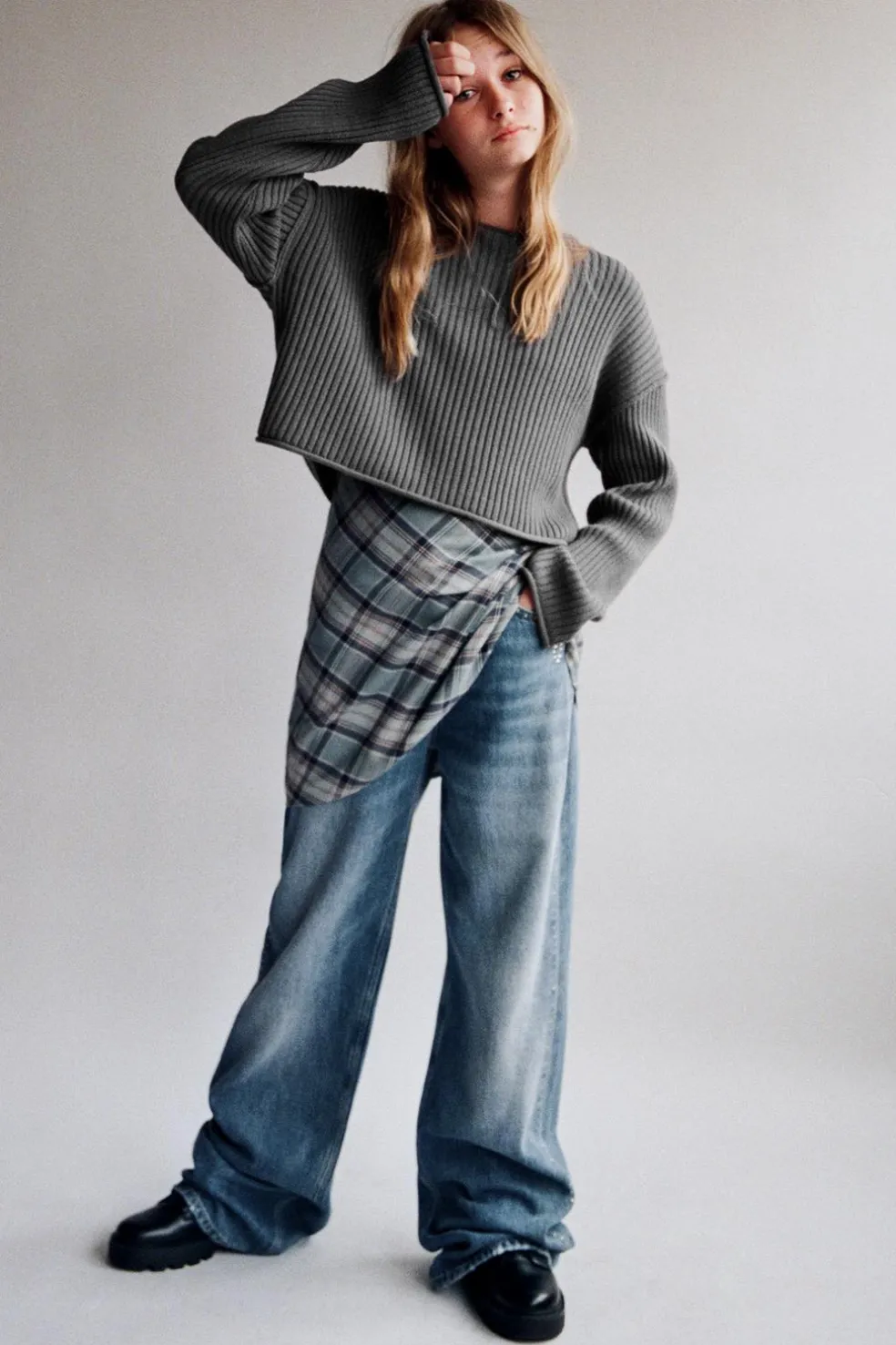 Z3D JEANS WIDE LEG TACHAS-ZARA Best