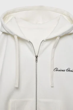 Z3D SWEATSHIRT CAPUZ TEXTO BORDADO-ZARA New
