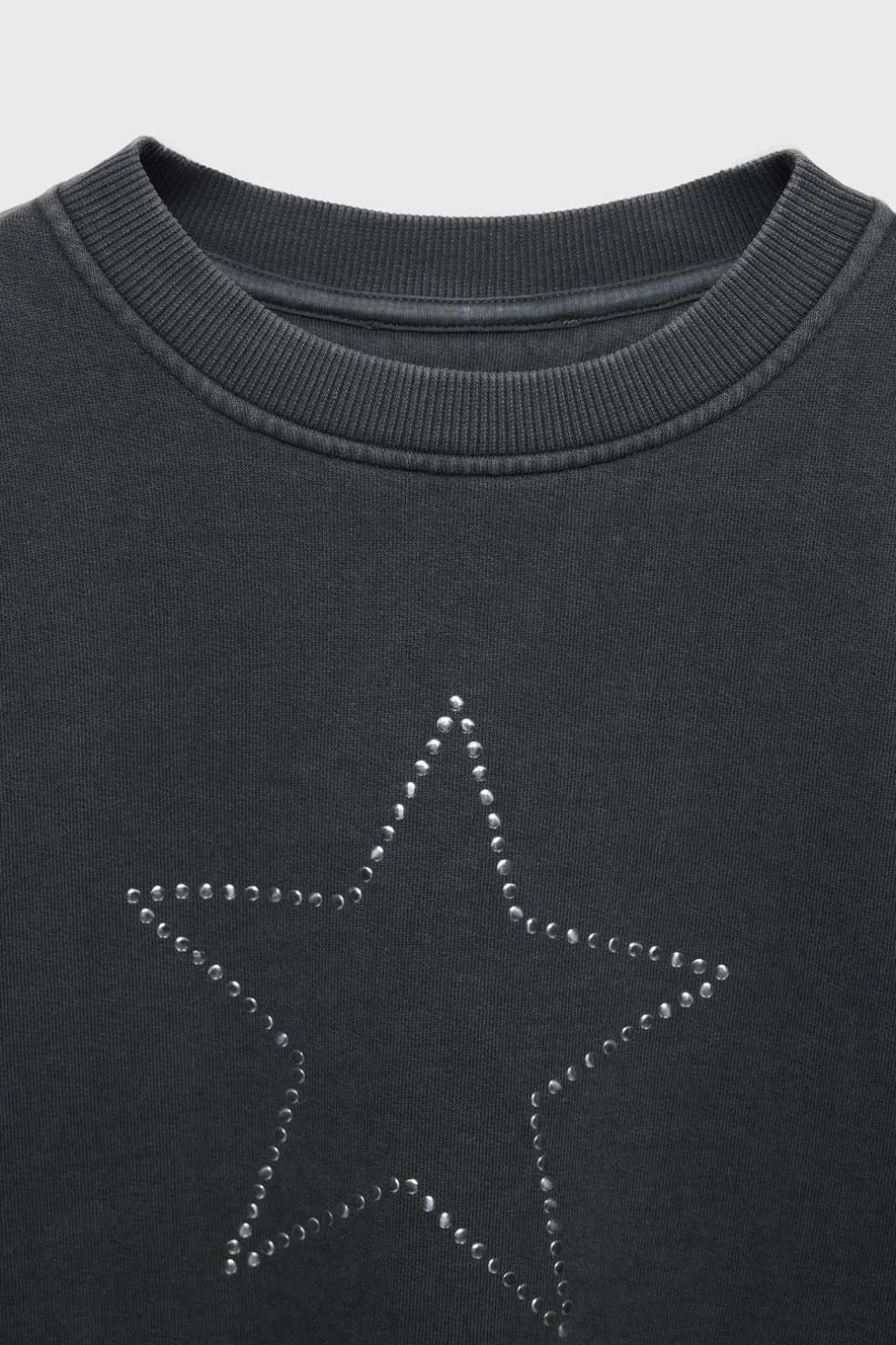 Z3D SWEATSHIRT ESTRELA COM TACHAS-ZARA Store
