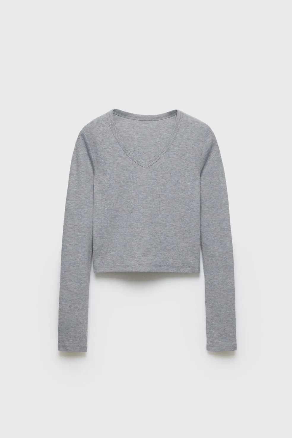 Z3D T-SHIRT CANELADA BÁSICA-ZARA Cheap