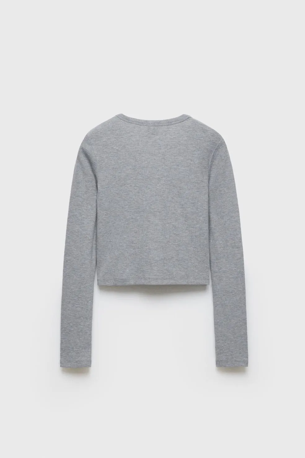 Z3D T-SHIRT CANELADA BÁSICA-ZARA Cheap