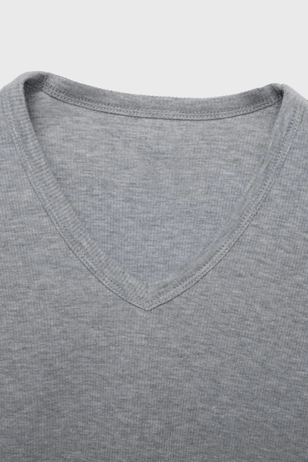 Z3D T-SHIRT CANELADA BÁSICA-ZARA Cheap